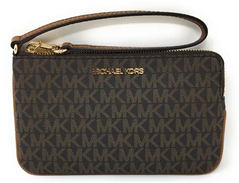 michael kors large wristlet clutch